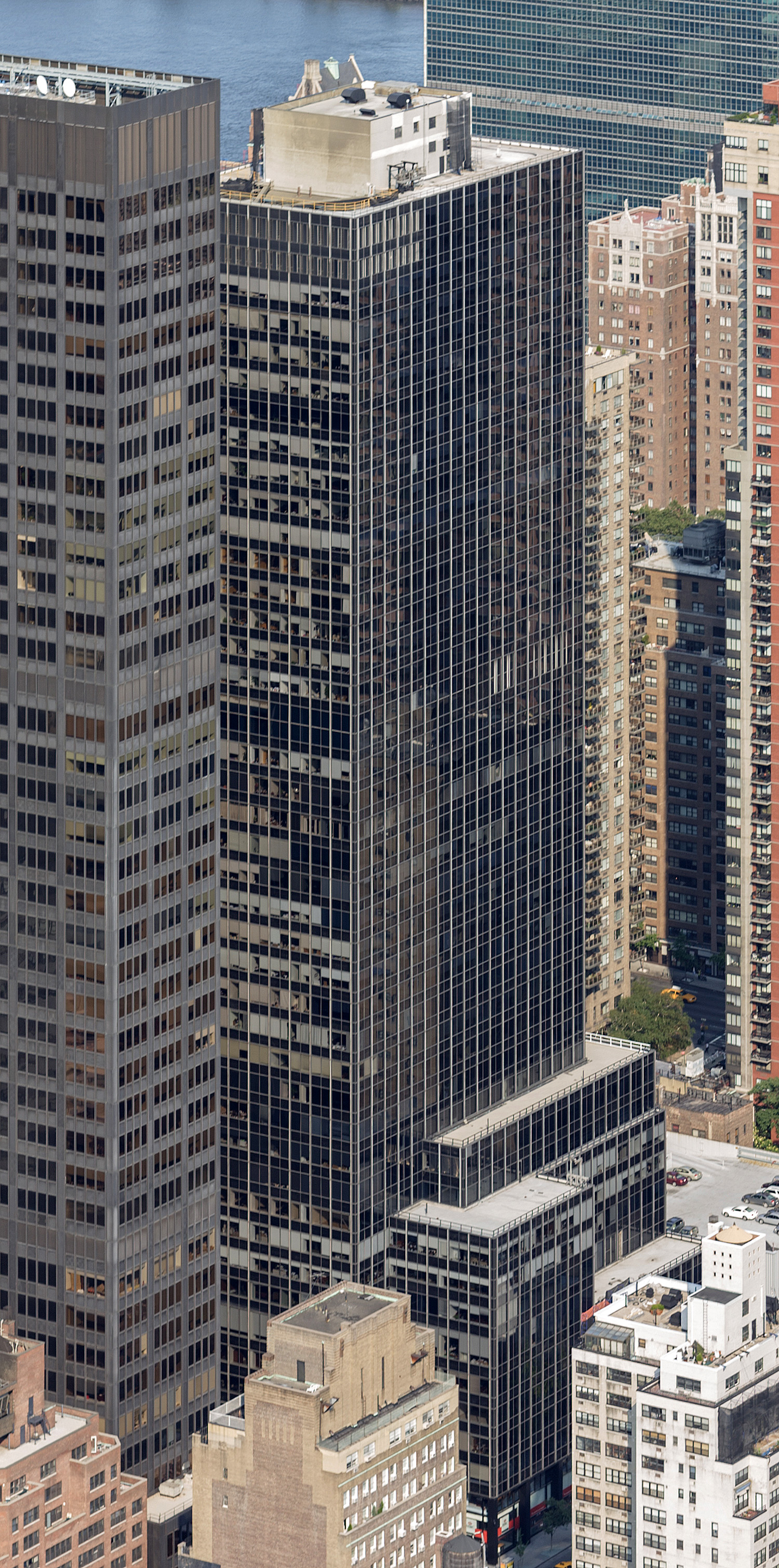 Unysys Building, New York City - View from Empire State Building. © Mathias Beinling